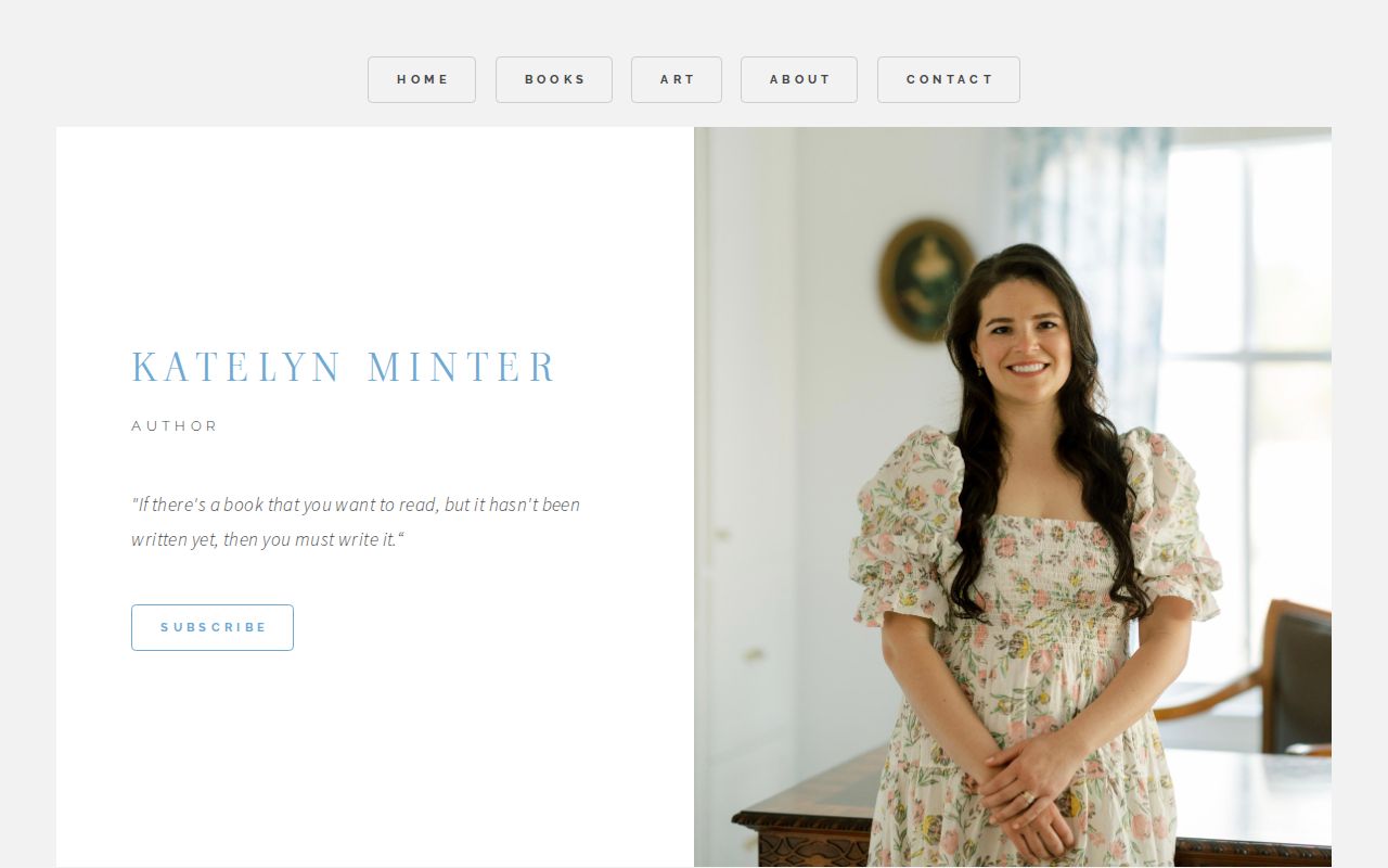 Author Katelyn Minter - Official Author Website